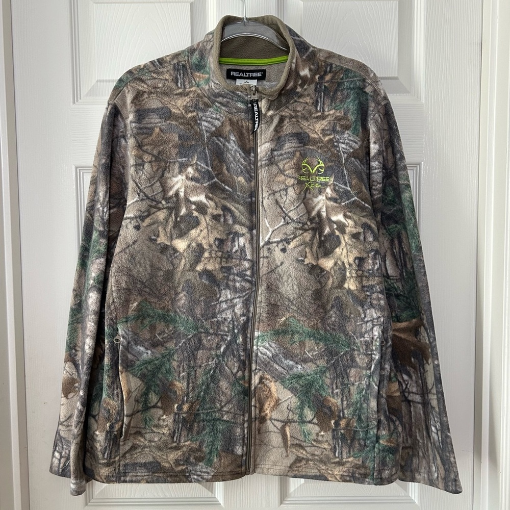 RealTree Fleece Camo Zip Up Jacket